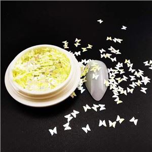 Colorful Oil Painting Butterfly Glitter Flake